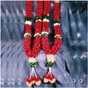 Red rose petal Garlands - Click here to View more details about this Product